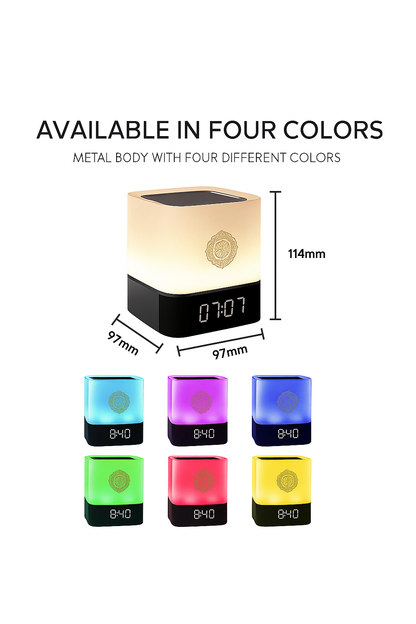 MQ112 Arabic Bluetooth Speaker Lamp – LED Night Light